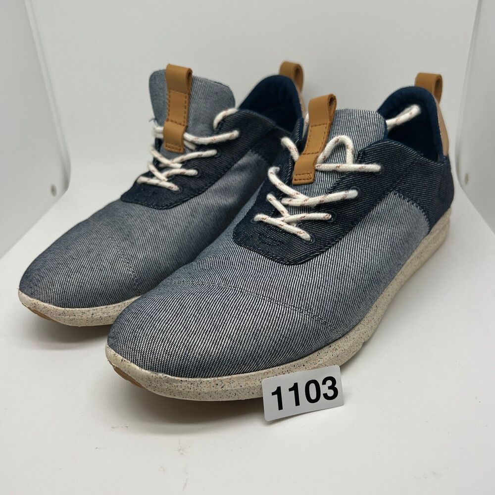 Toms Cabrillo Women Blue Lace Up Lifestyle Sneakers Shoe Lace Up Size 11 - Picture 11 of 11